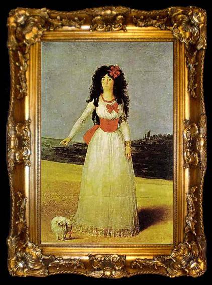 framed  Francisco Jose de Goya Portrait of the Dutchess of Alba, ta009-2